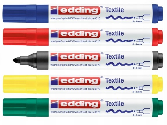 Marker do tkanin Edding 4500 okrągła końcówka 3mm